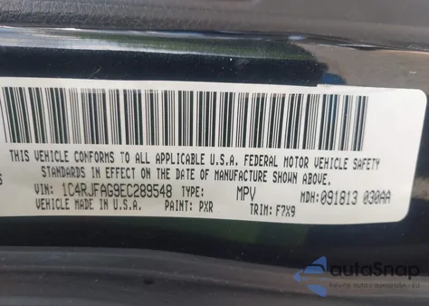 2014 Jeep Grand Cherokee Laredo из США, поврежденный, VIN 1C4RJFAG9EC289548